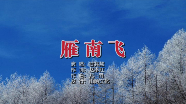 甘其慧 - 雁南飞mtv