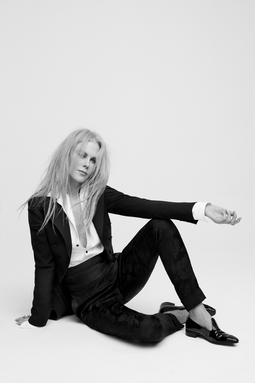 妮可·基德曼性感黑白写真大片