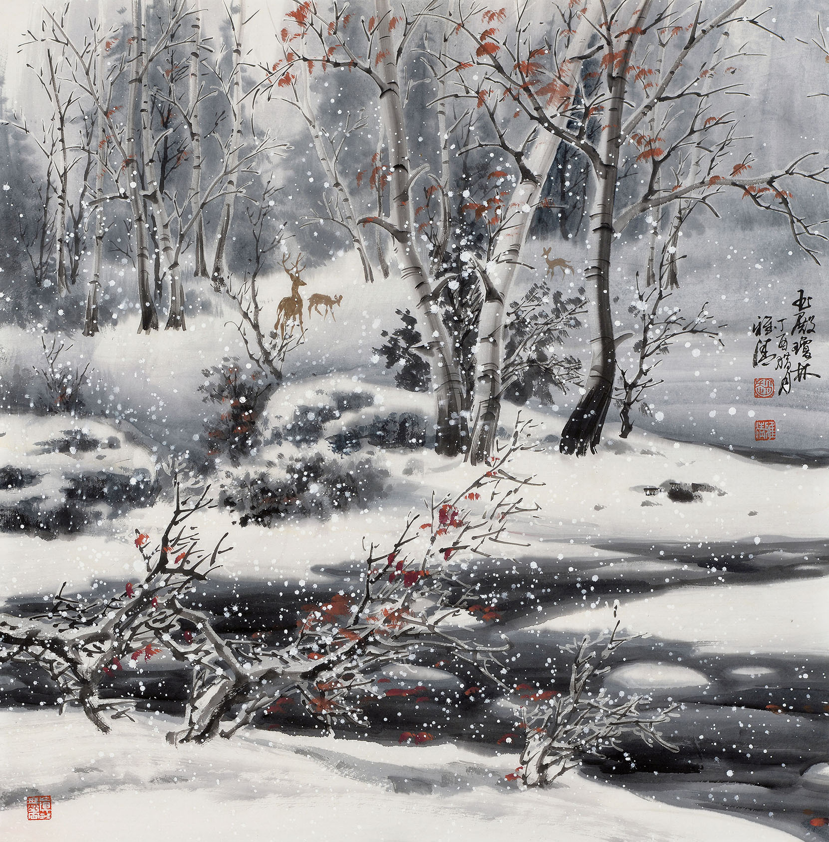 鹅毛大雪潇潇洒洒,你的杰作,让世界美到这般模样__凤凰网