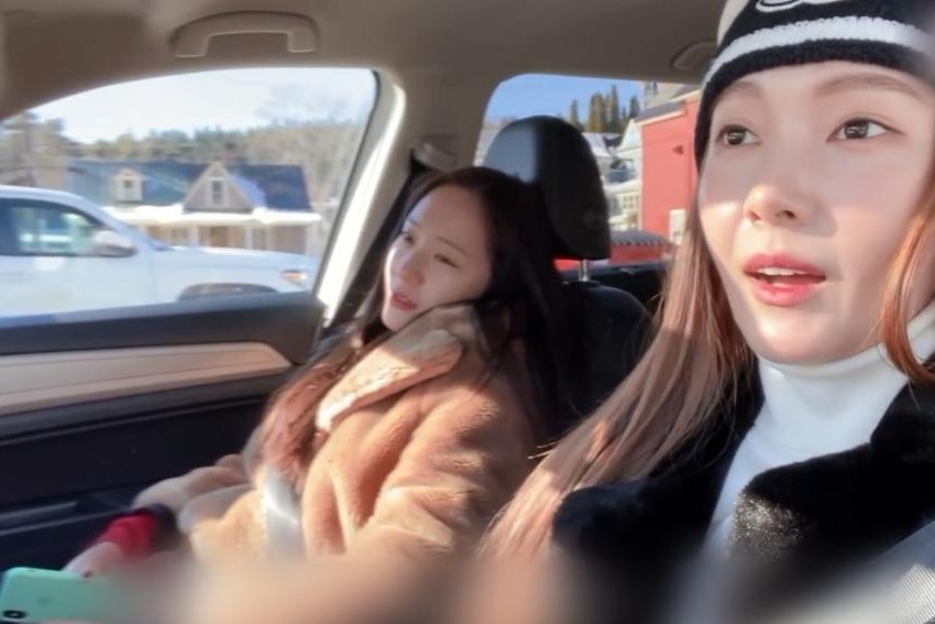 Jessica美国遭袭胸？和妹妹Krystal斗嘴斗不停