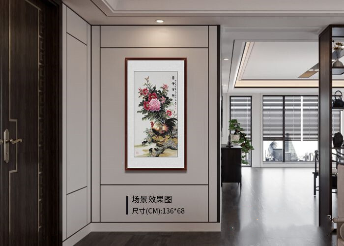 这些玄关花鸟挂画寓意极好,不要错过