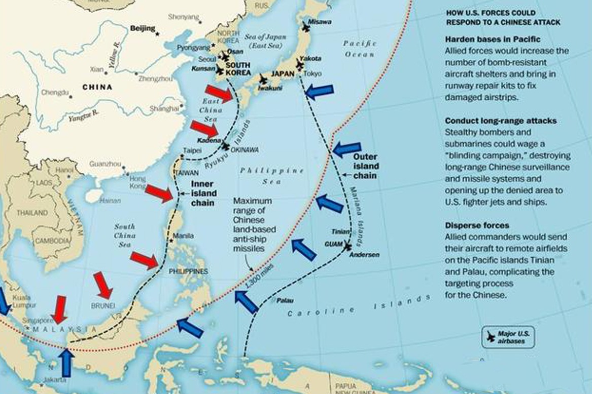 西方某大国敌视中国 研究空海一体战多年