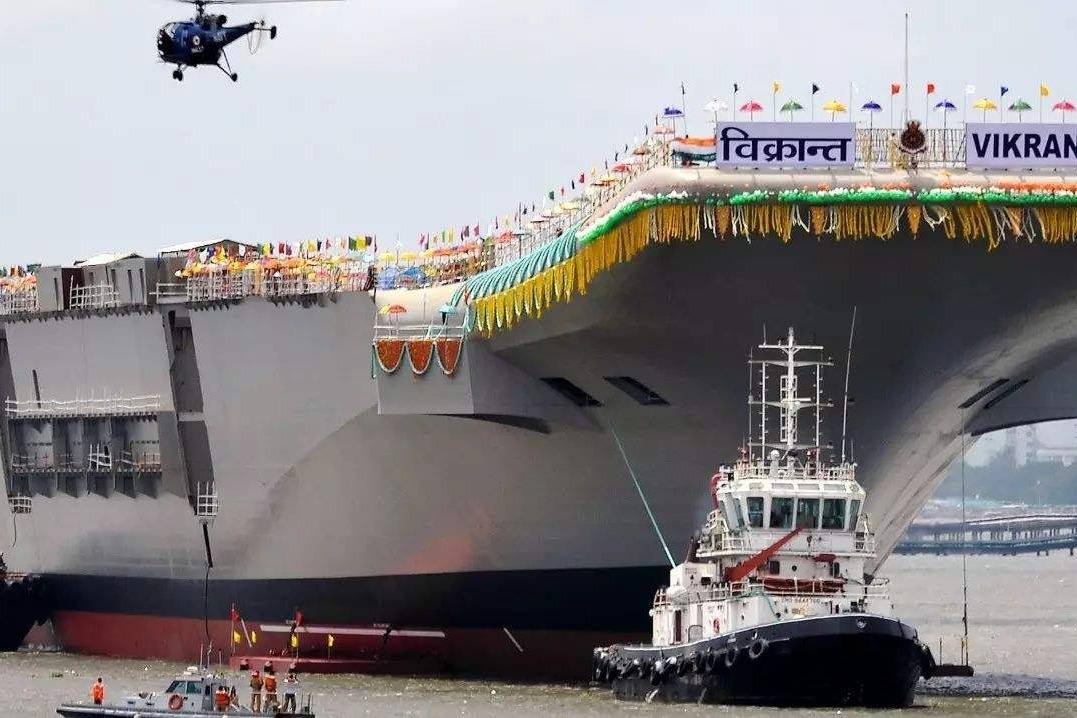 印度公布大消息，国产航母终于开始试航，军迷看了却笑掉大牙