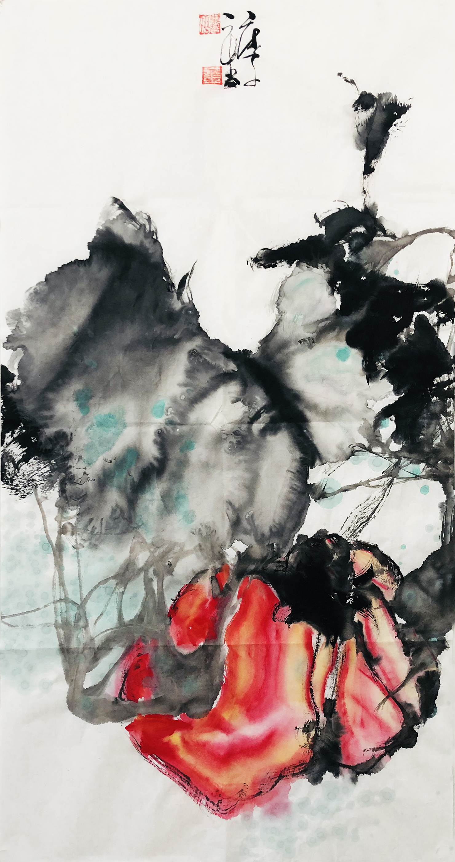 与君结缘韦智杰花鸟画作品赏析