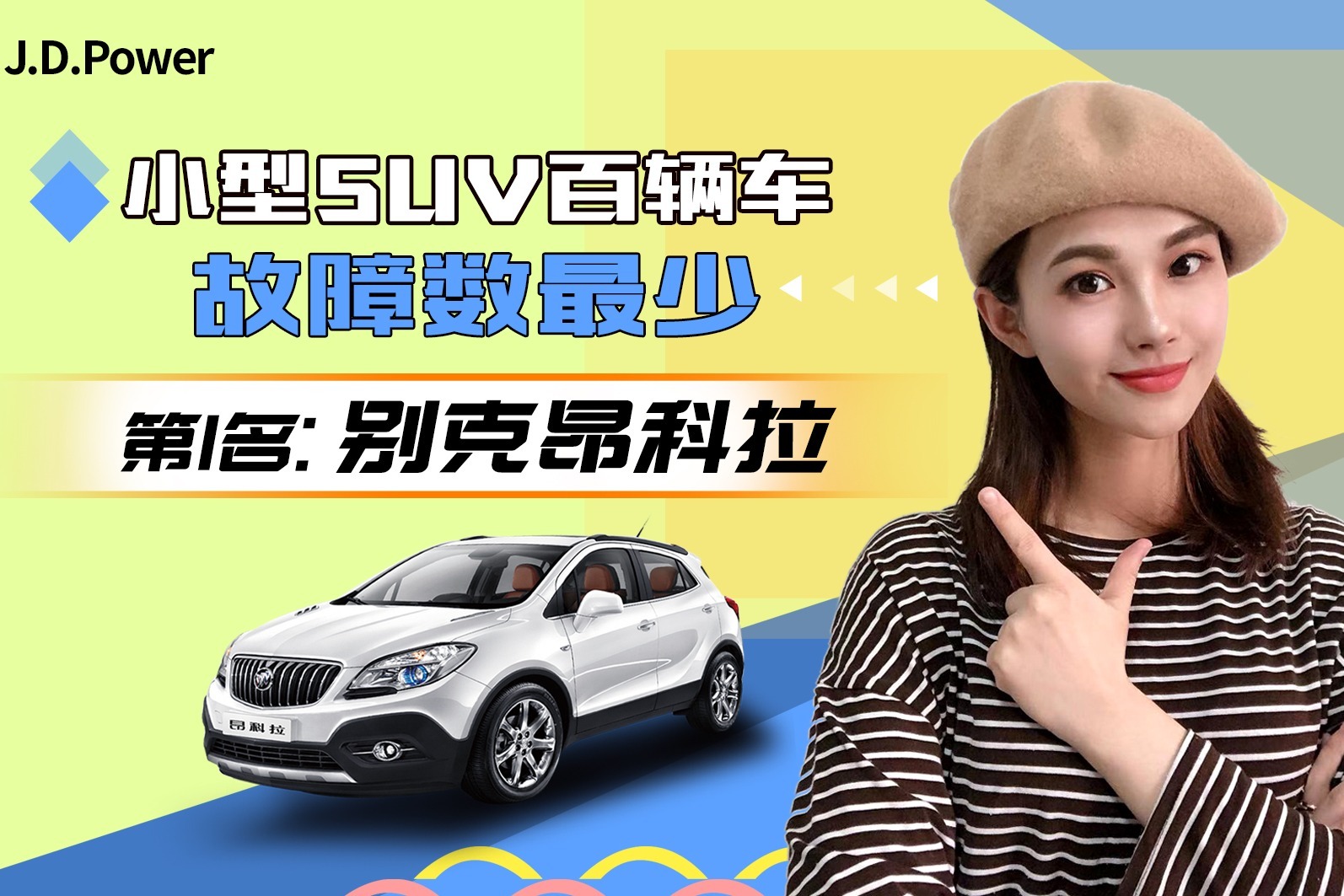 小型SUV！百辆车中故障最少质量最佳车型中，别克昂科拉夺冠！