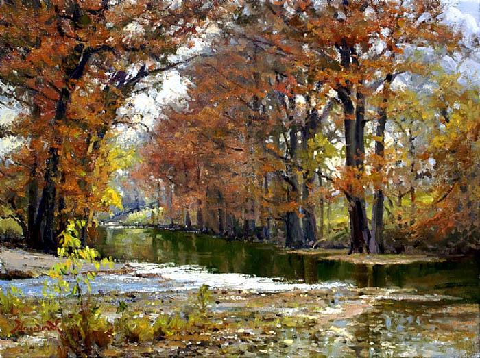 美国油画家马克霍沃思markhaworth风景画作品选集