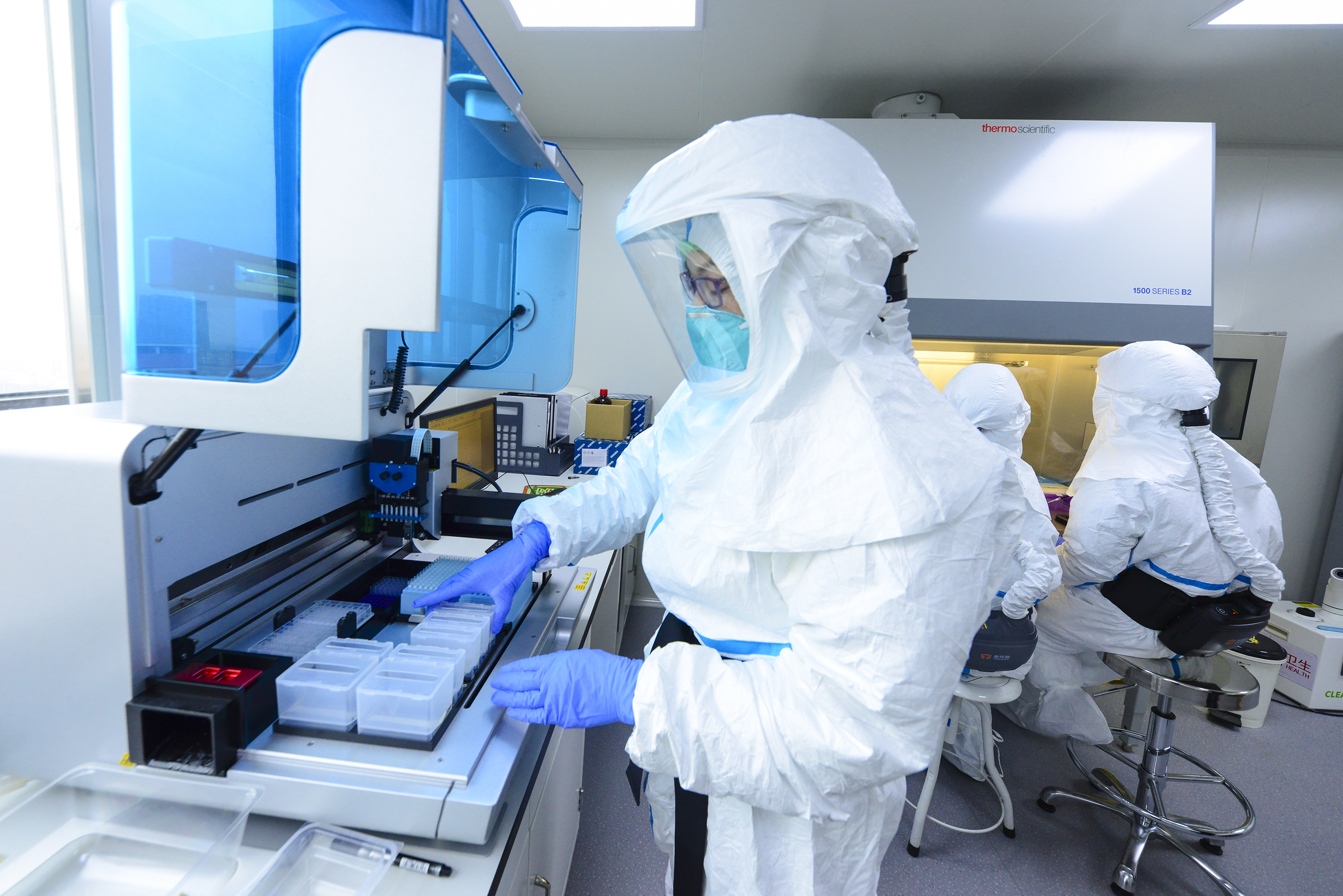 温州鹿城区疾控中心的pcr实验室正式开始