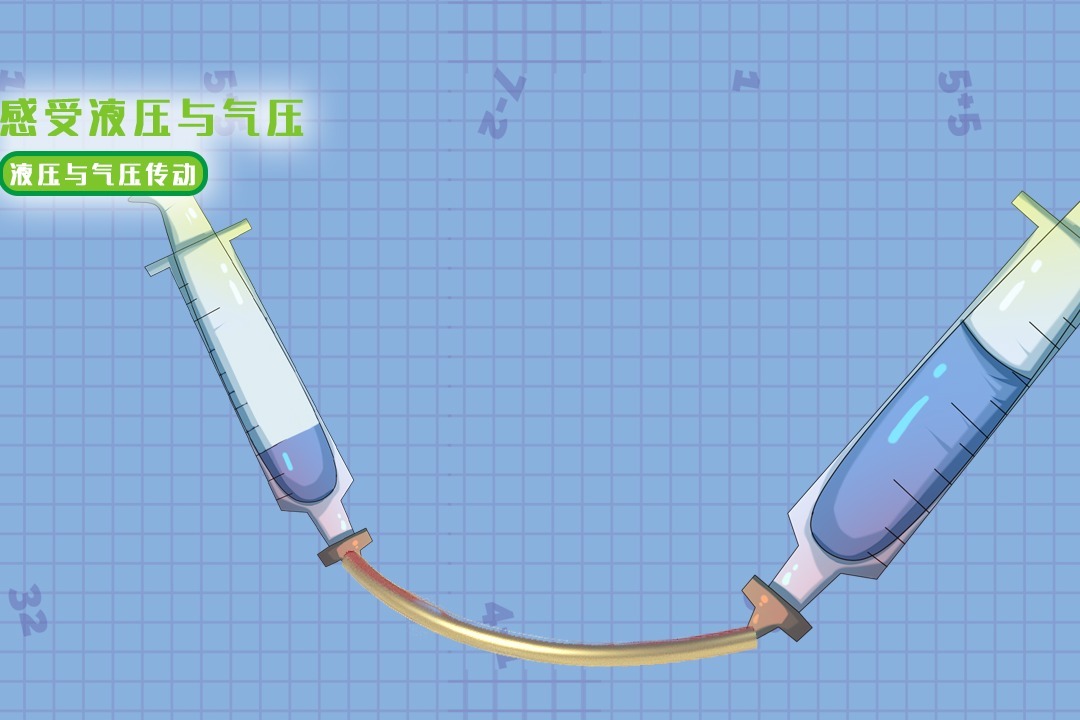 趣味实验丨和小朋友一起来感受液压与气压吧