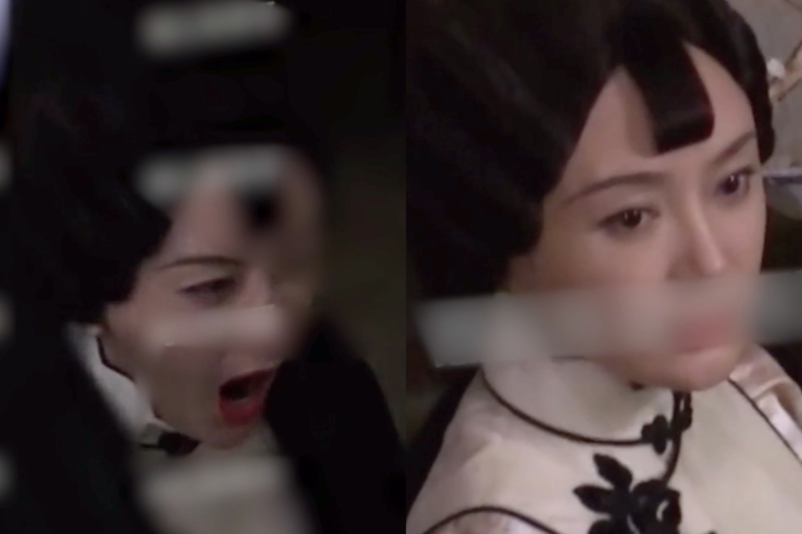 秦岚新剧造型曝光，旗袍披肩尽显贵太气质，打哈欠却口无遮拦？