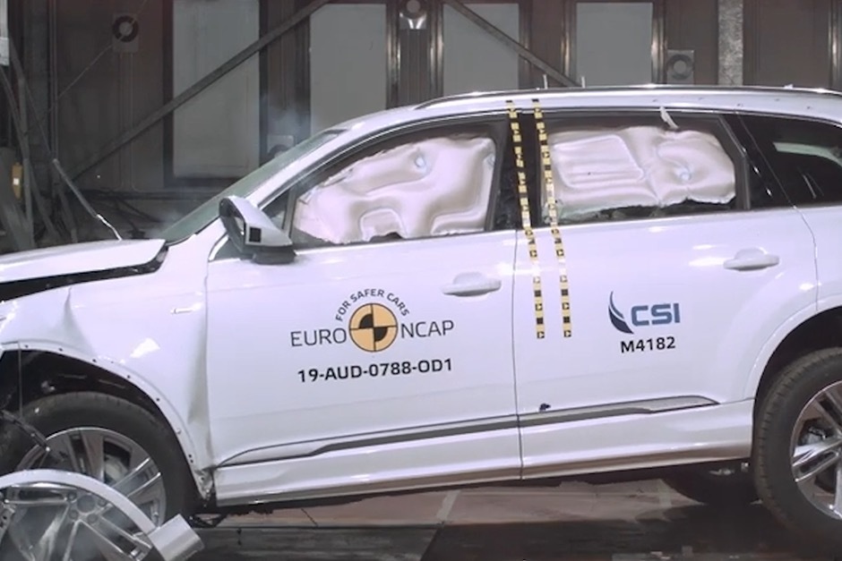 网友们关心的奥迪Q7碰撞测试结果来了！你满意吗？