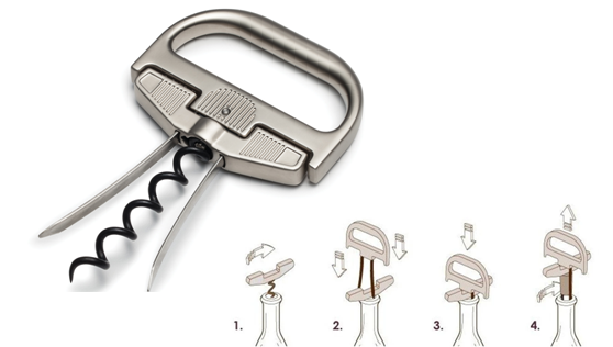 都被酒液浸润得很脆弱,而且塞子容易粘连在酒瓶上,用普通的开瓶器很