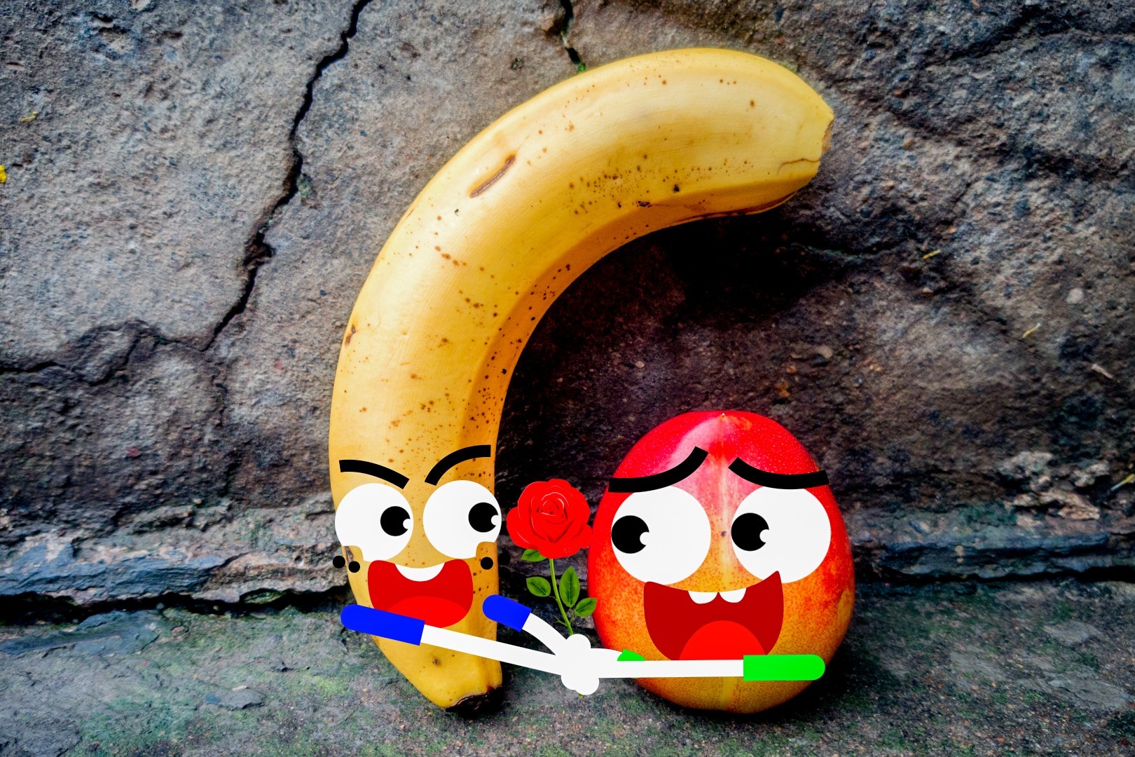 香蕉和桃子的爱情告白：守护爱情？还是保命要紧？