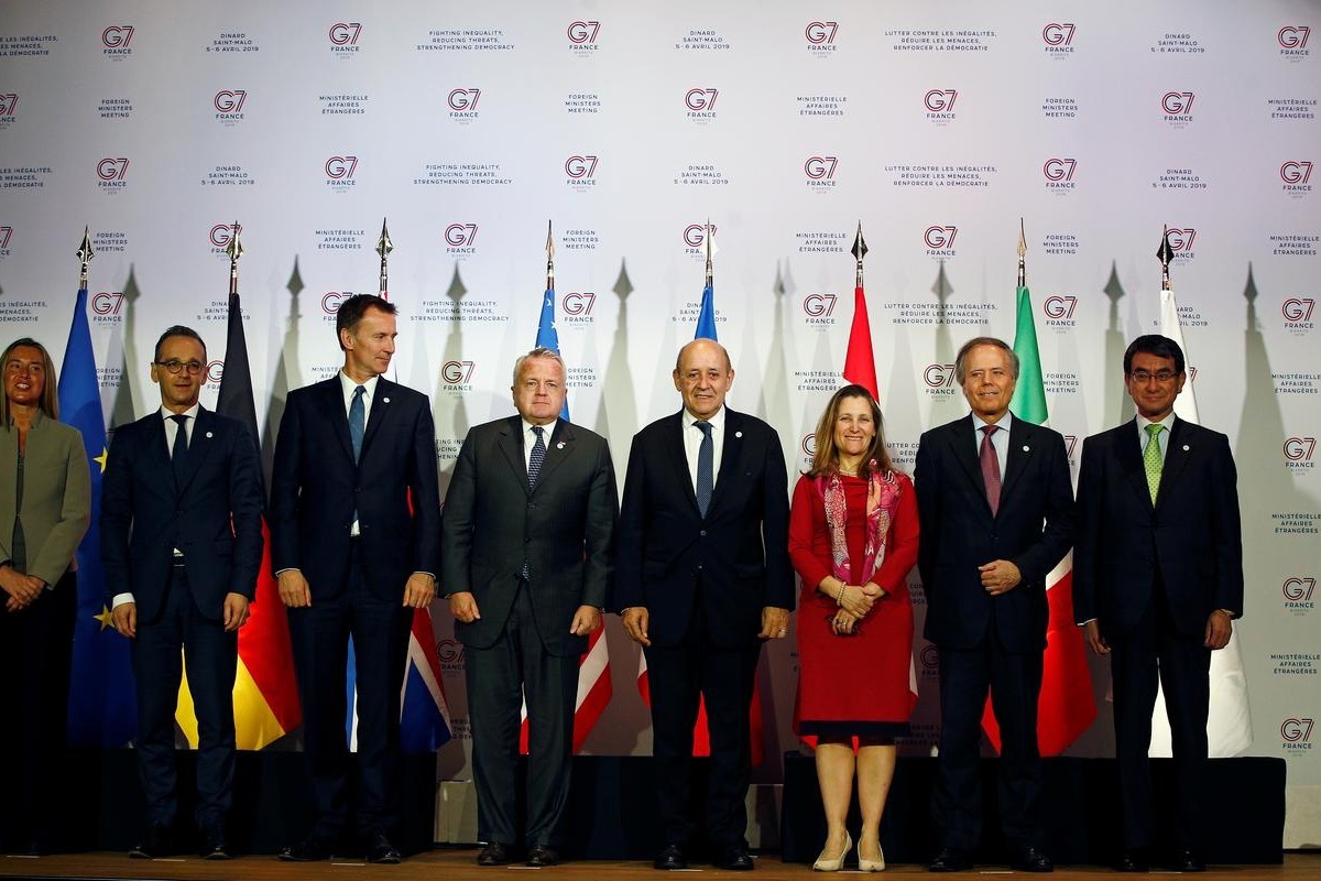 美国务卿g7峰会上威胁对华秋后算账!各国外长激烈反对:不欢而散