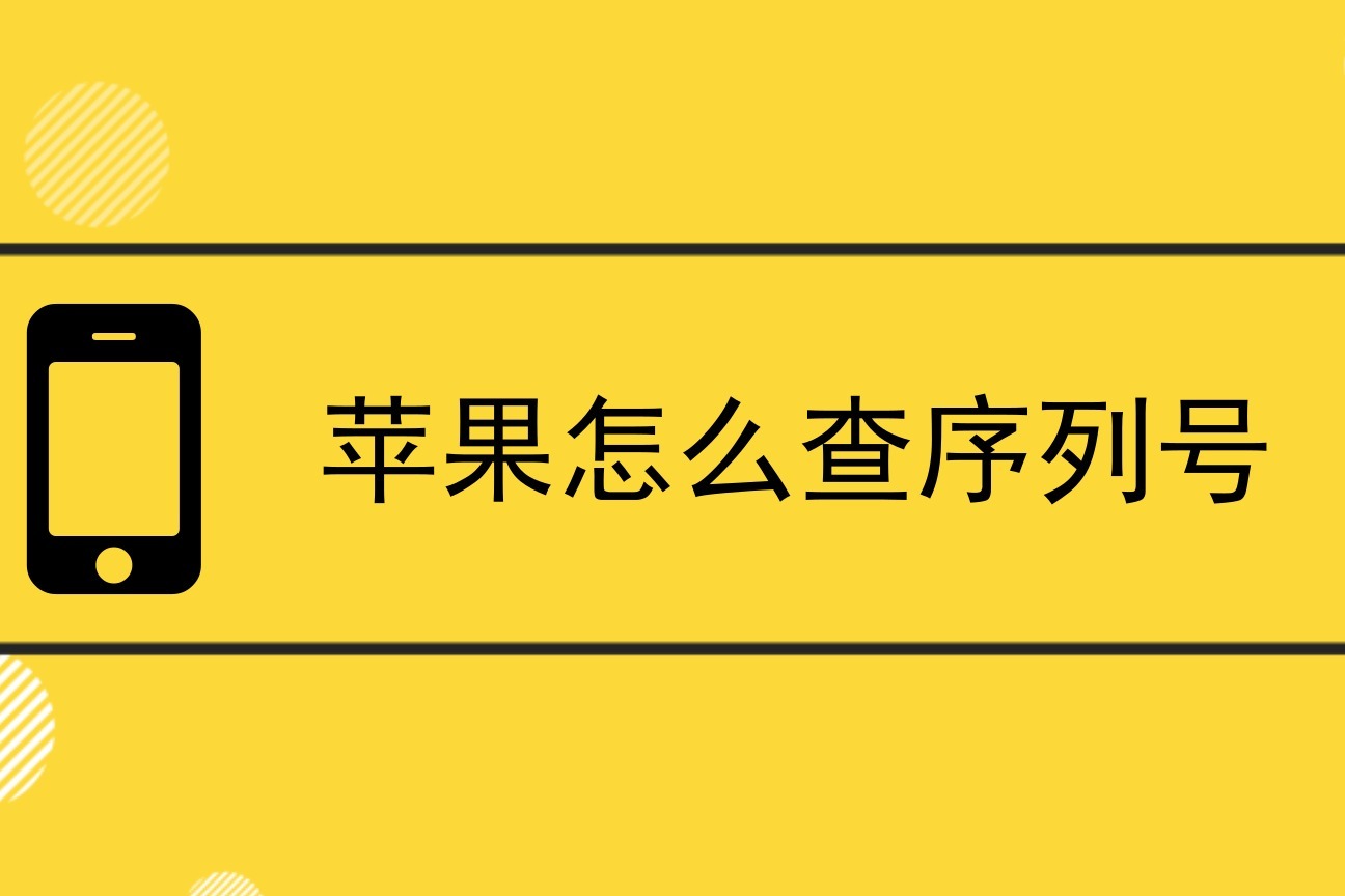 苹果手机怎么查序列号