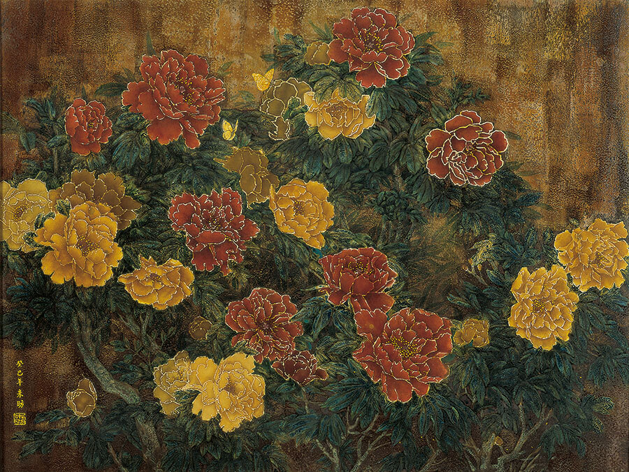 莲福馆藏漆画家点将录之"拼命三郎"朱昉