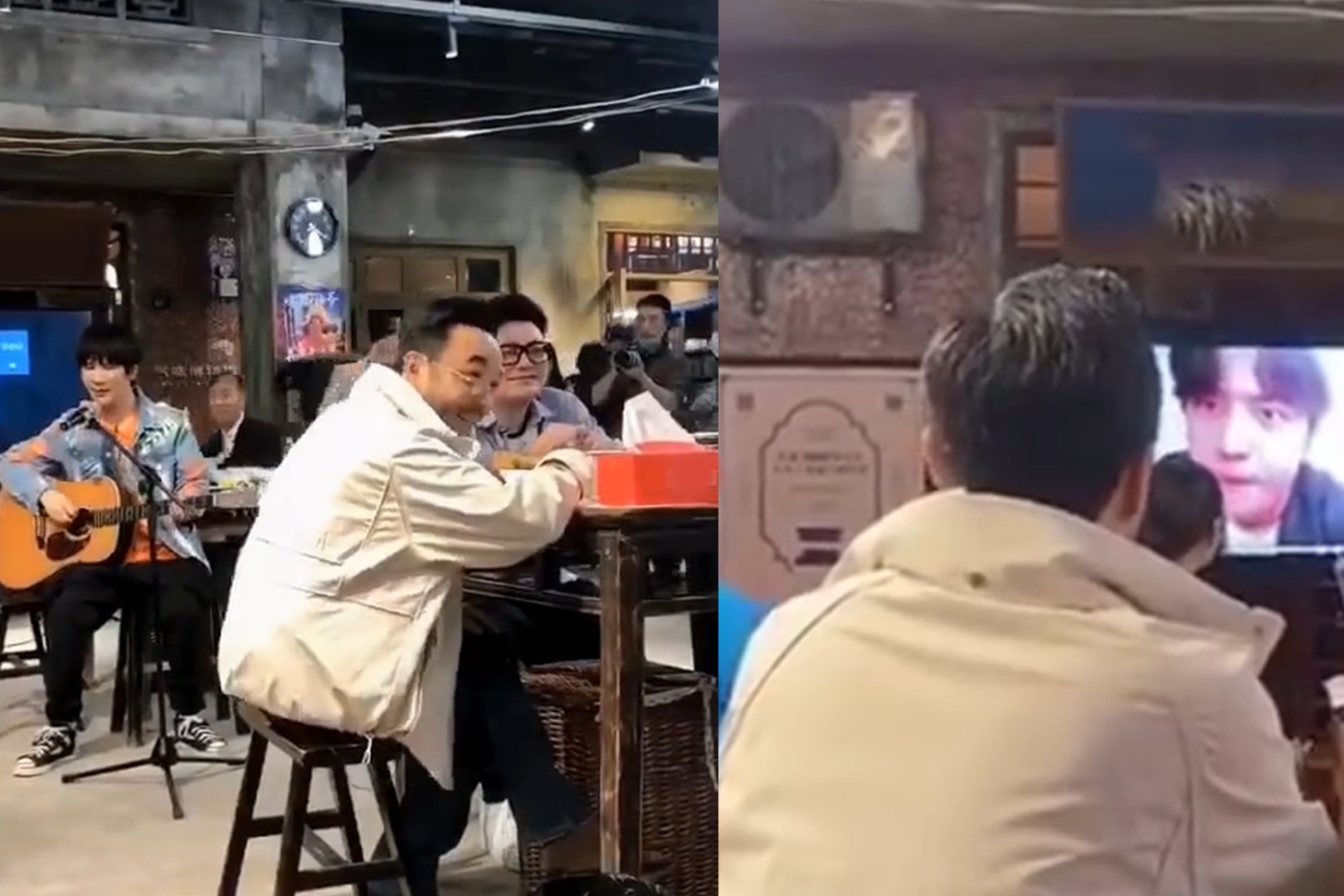 凯旋归来！天天兄弟请援鄂医疗队吃小龙虾，大张伟弹唱氛围超好