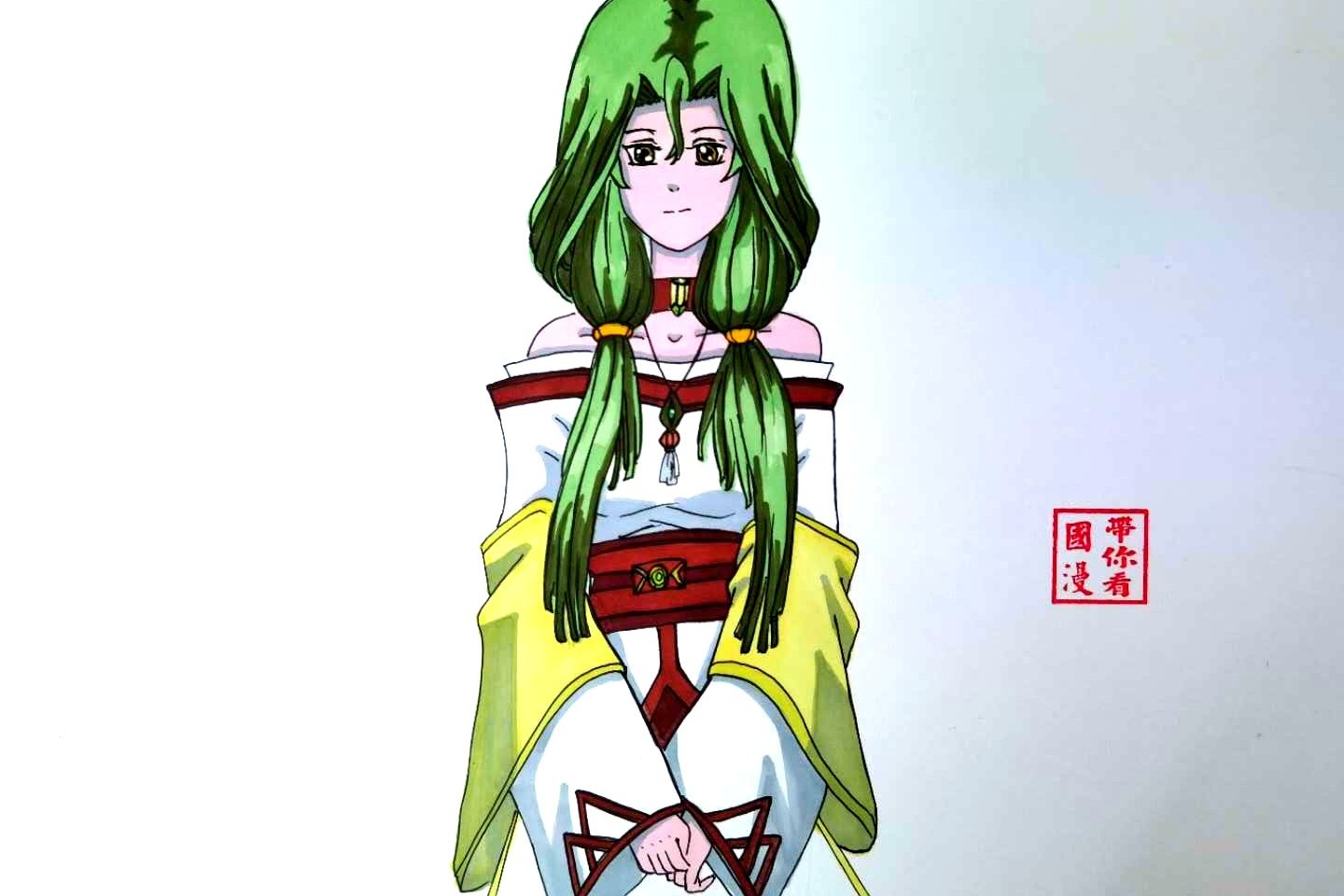 带你看国漫手绘魁拔快来看看这是谁最美的她你认识吗