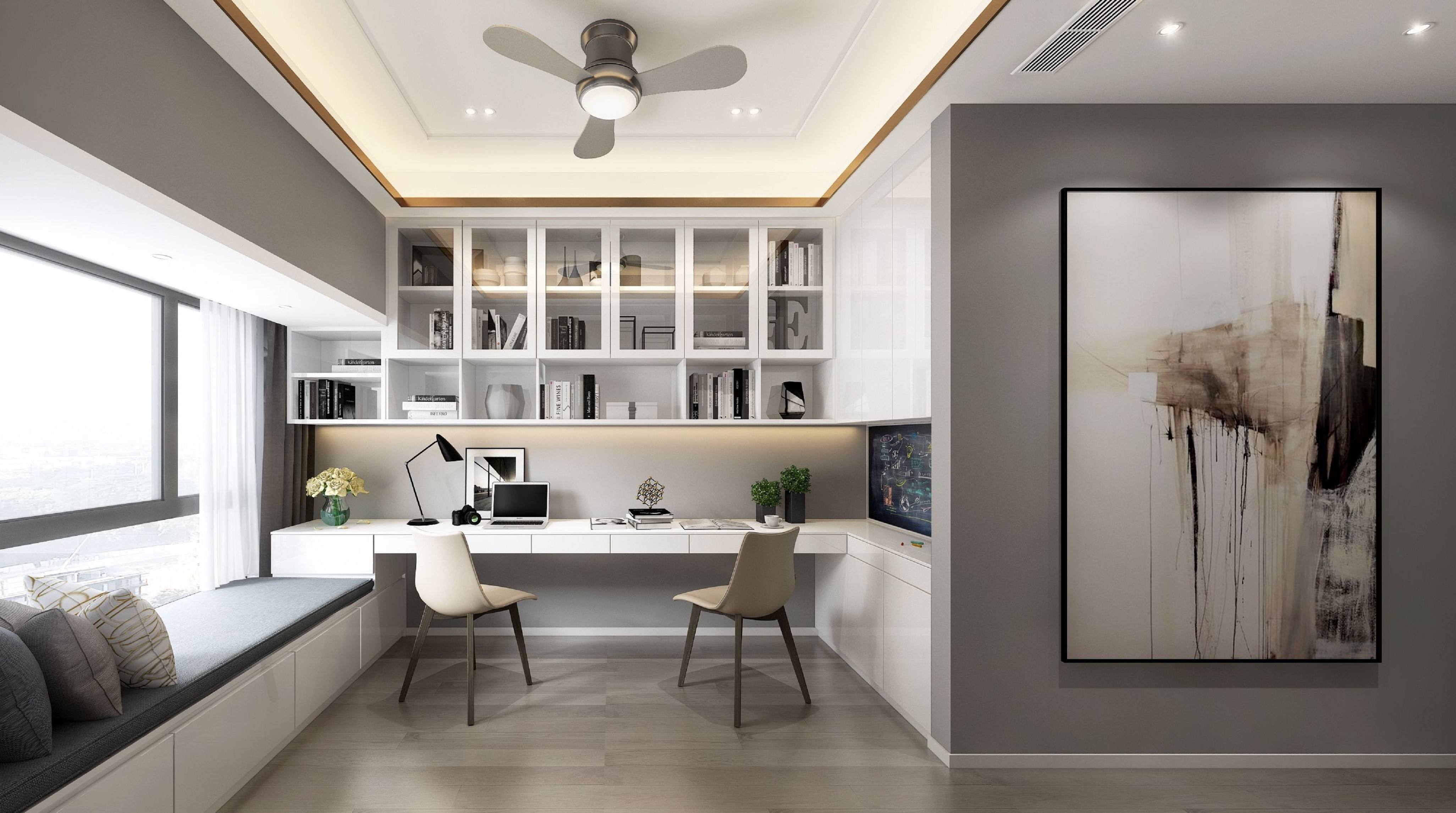 书房这样装修，从此爱上读书__凤凰网