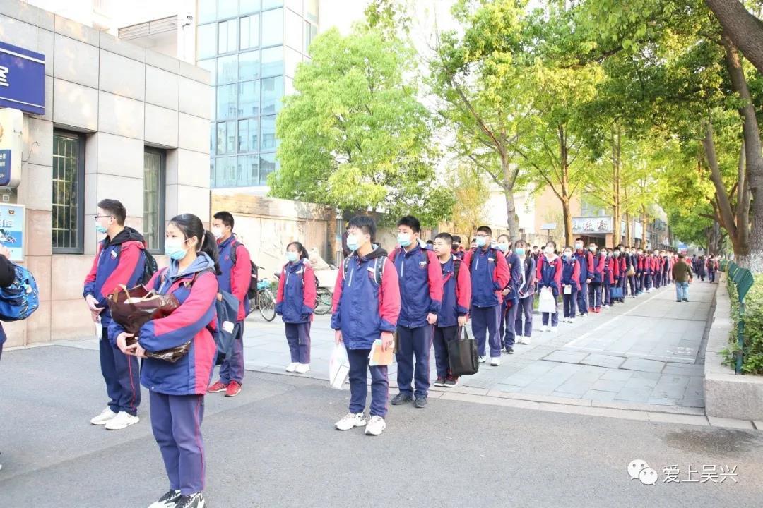  初三学生开学复课情况 _湖州吴兴实验中学_