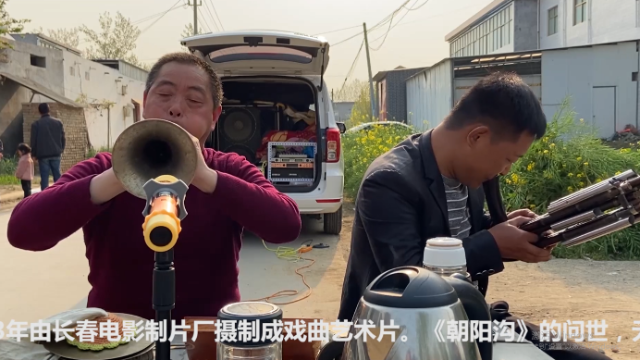 唢呐高人演奏豫剧《朝阳沟》，地道家乡味，河南老乡都爱听！