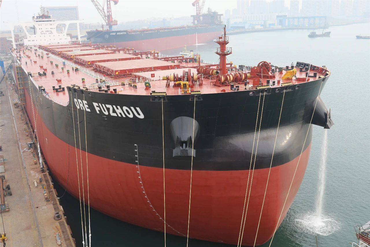 北船重工顺利交付32.5万吨矿砂船"ore fuzhou"轮__凤凰网