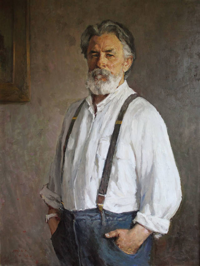 旅澳画家杨鸣山油画作品欣赏