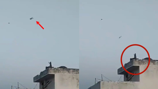 “开挂式”操作！实拍：印度猴子蹲屋顶放风筝 动作娴熟笑翻众人