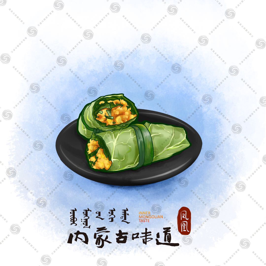 内蒙古味道兴安盟岭南香米菜包饭