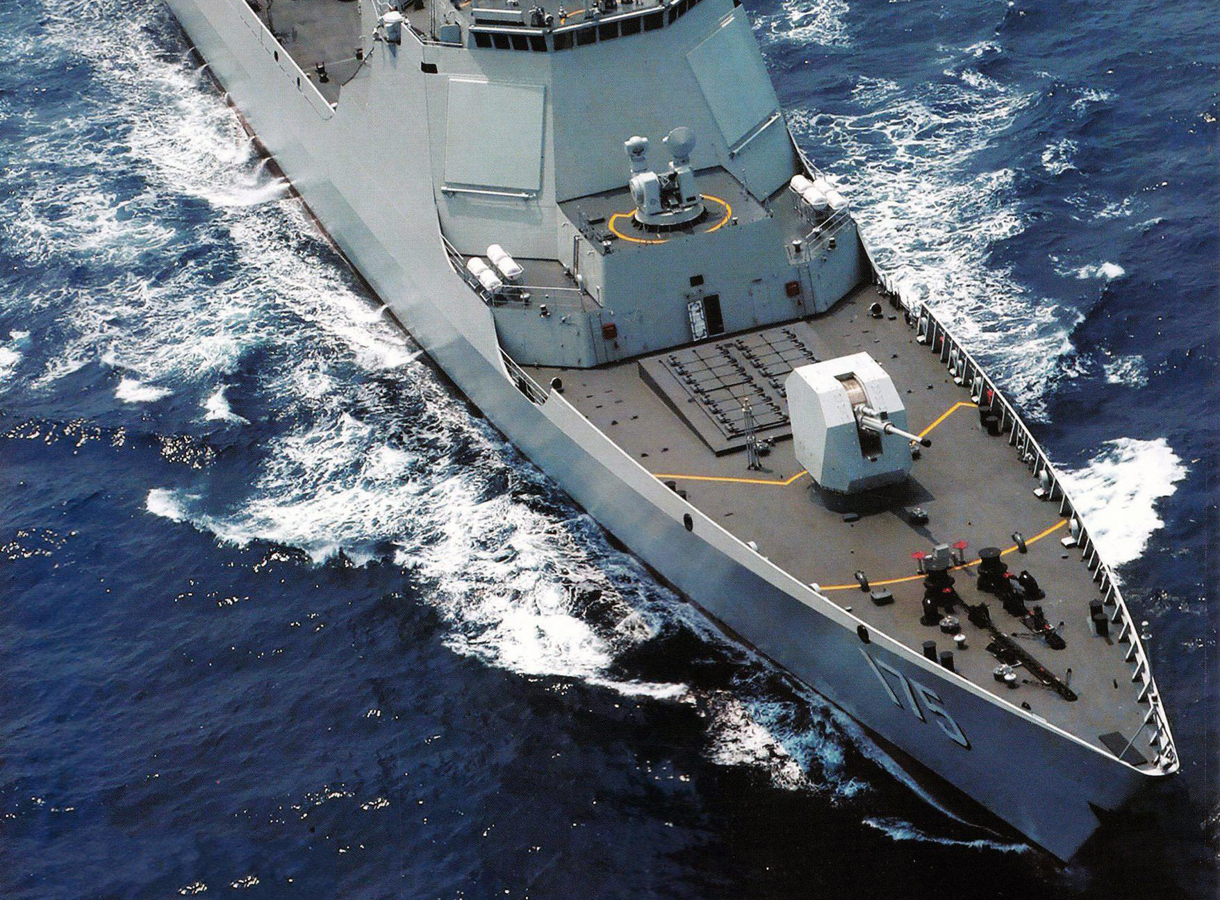 韩国世宗大王级驱逐舰有各种第一称号但实力不如055大驱