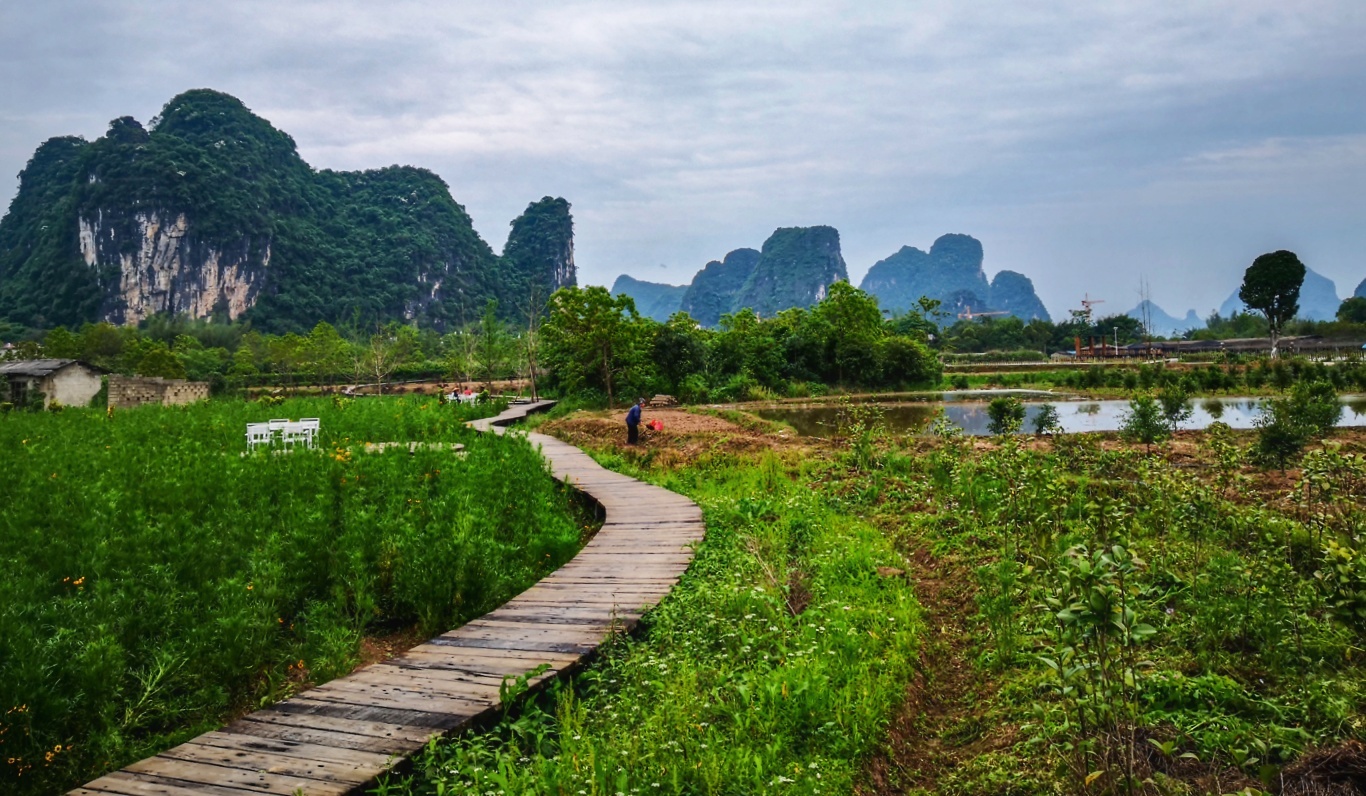 骆驼山燕村田园风光