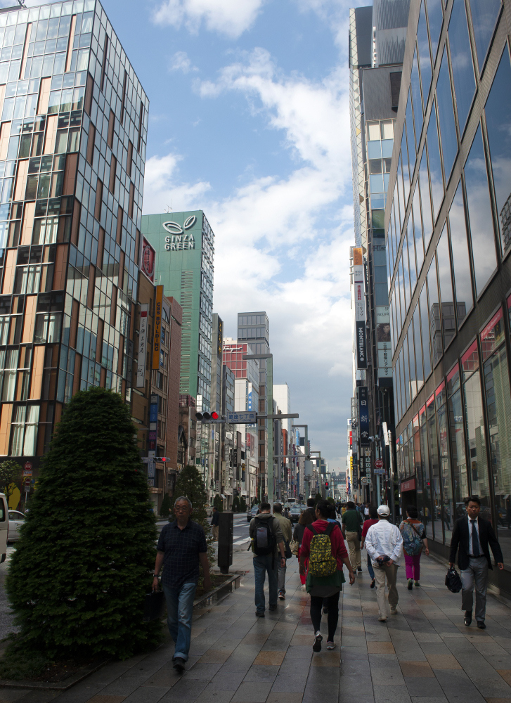 东京银座 街景图片