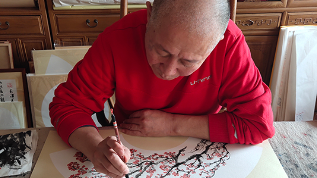 爱国书画家李永福专题报道