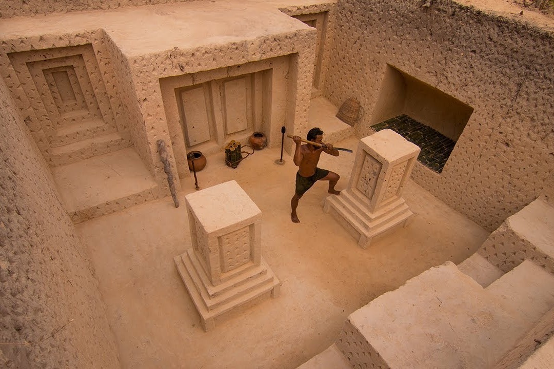 野外生存这个地下庇护所的作品太棒了高手就是高手