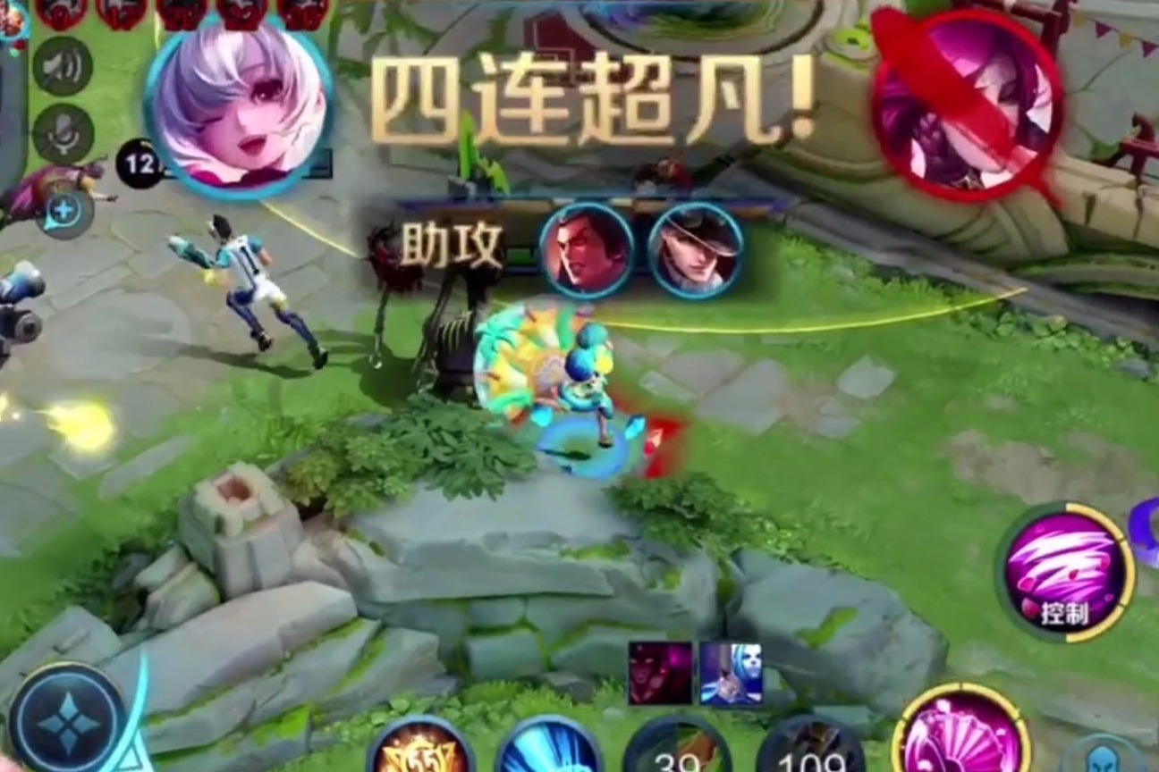 王者荣耀：马克被伽罗输出打怕了，小乔：谁还没点输出是咋的？