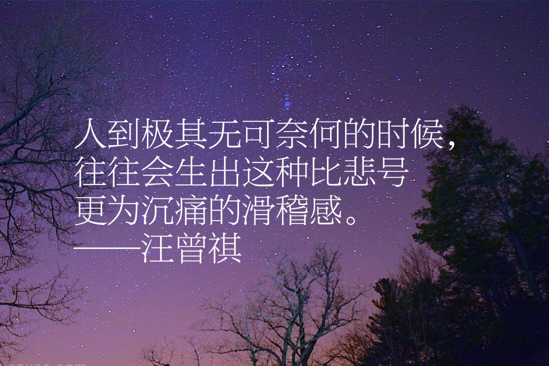 读汪曾祺的书,喜欢这位智慧的老者,他这十句名言极具生活情趣