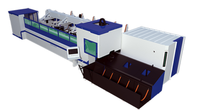 激光切管机，全自动上下料，圆管，方管、u型管等异形金属管材