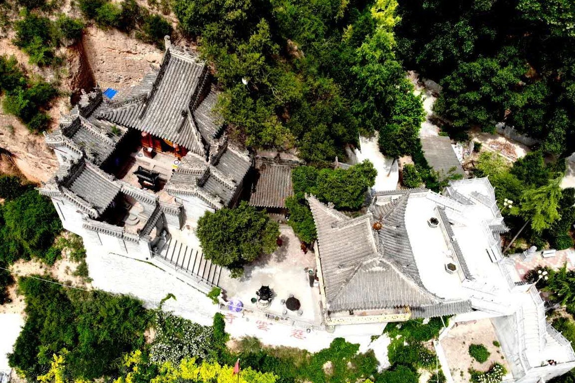 图说甘谷航拍甘谷历史文化遗迹慈云寺高清