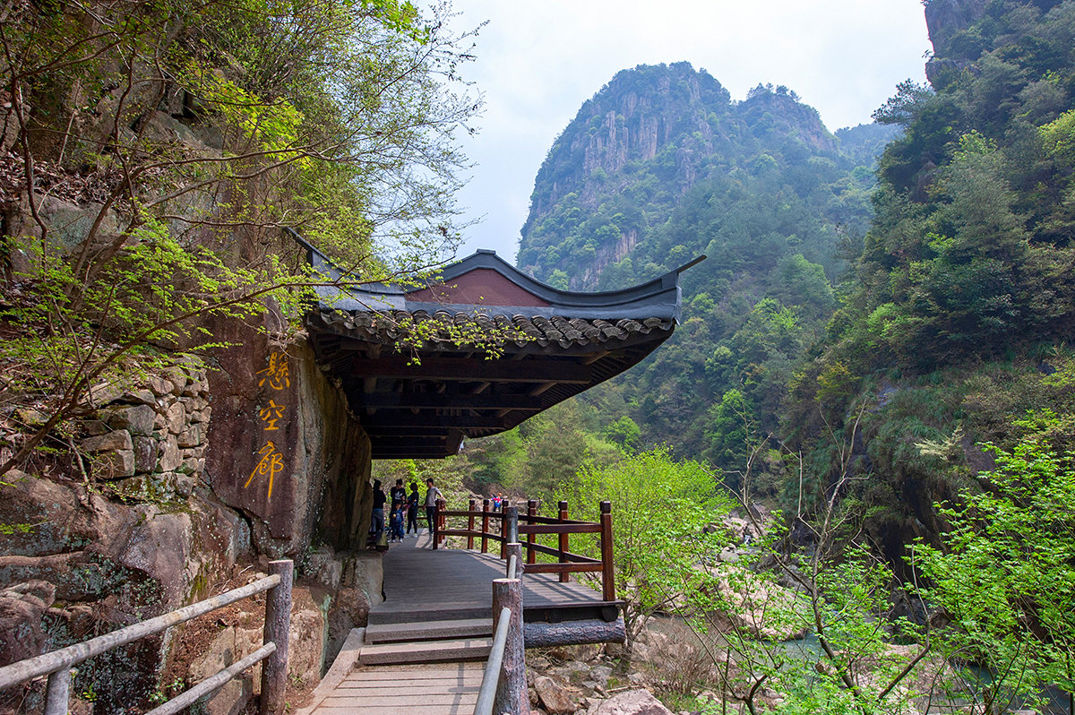 被李白写诗点赞的浙东最美峡谷,就在天台县琼台仙谷,景美人少