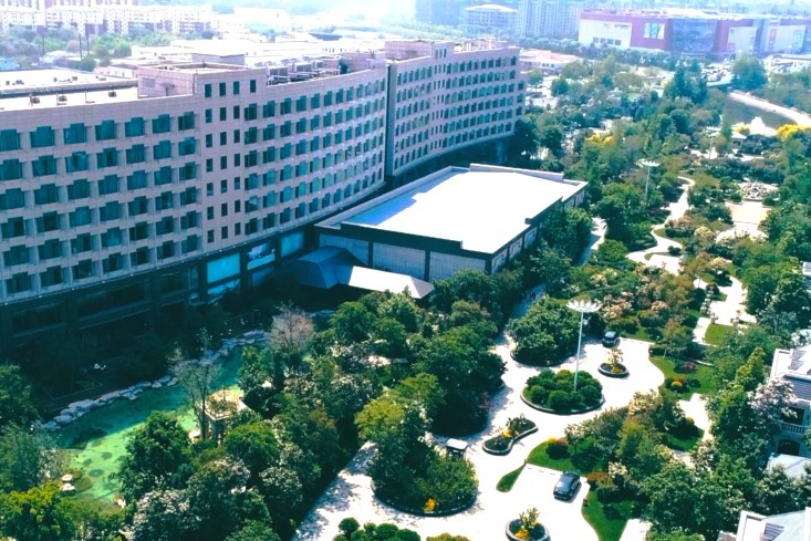 青岛鑫江温德姆酒店——欧式花园