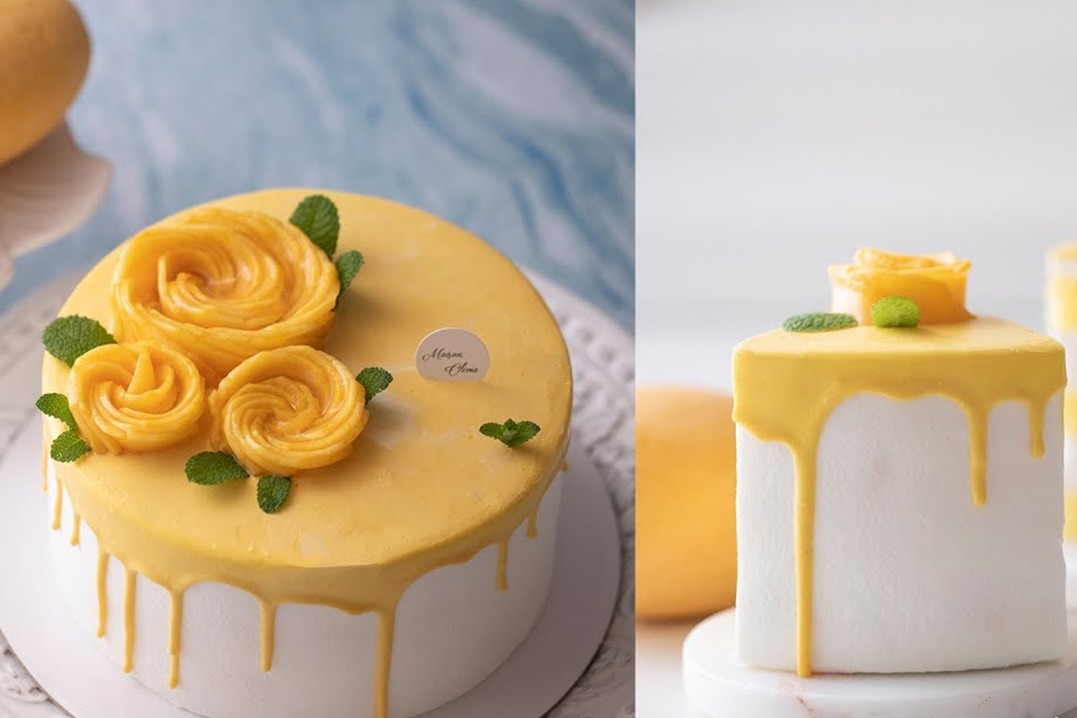 新手烘培小白也可以做：自制芒果蛋糕怎么做？好吃又简单