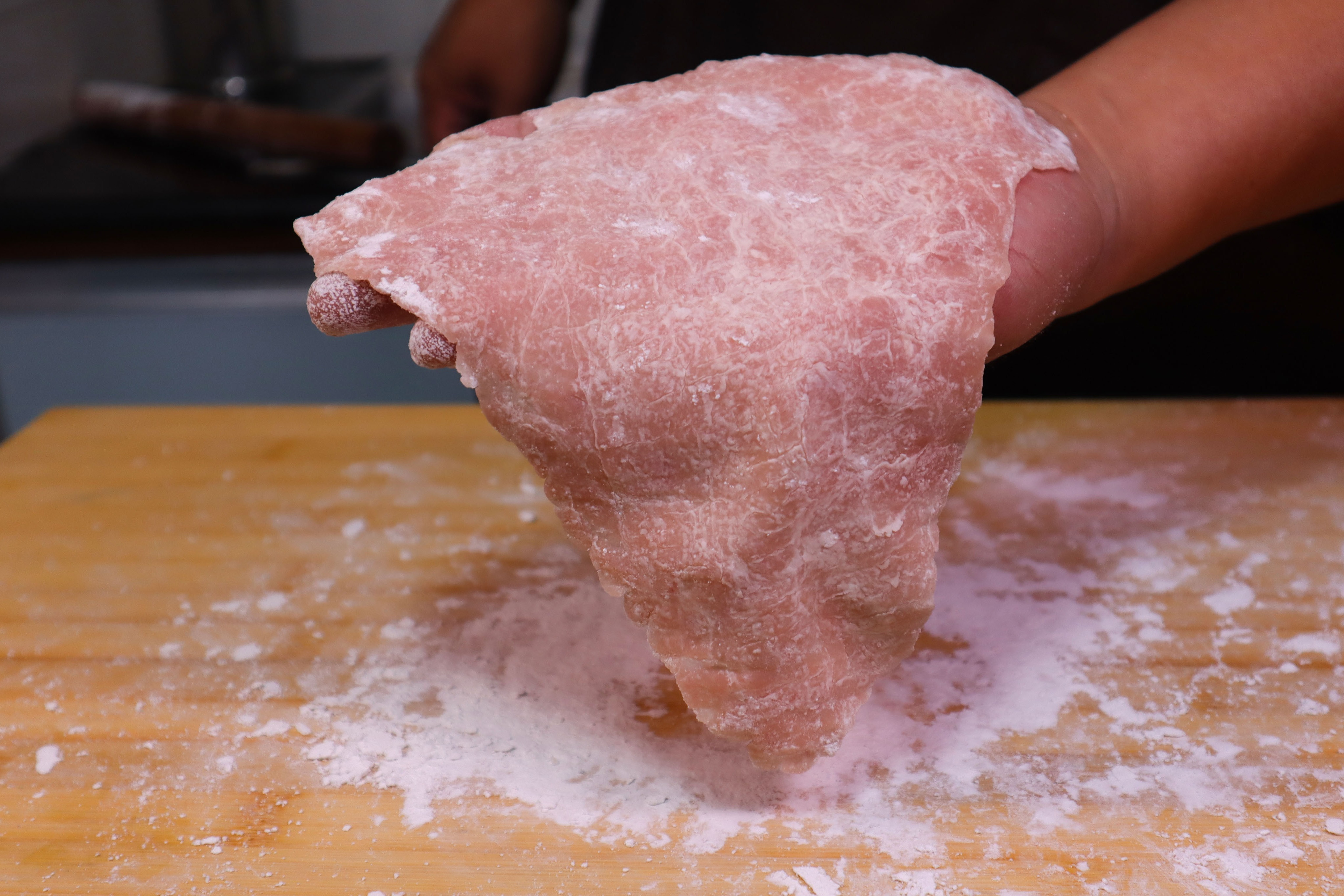 瘦肉不要炒着吃了做成锤肉更美味鲜香嫩滑儿子一顿能吃3碗