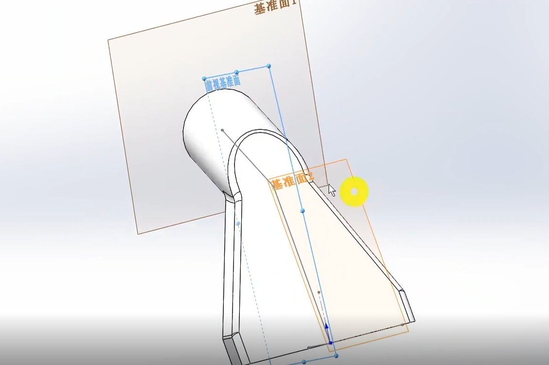 solidworks 建模—— 草图绘制 基准面 拉伸凸台