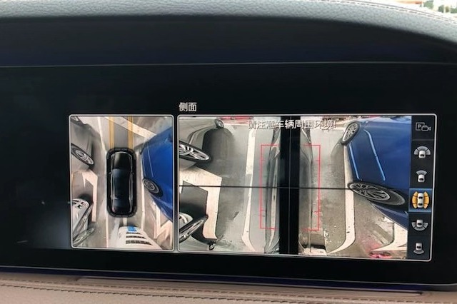 20款奔驰S320升级原厂环视360前景泊车系统