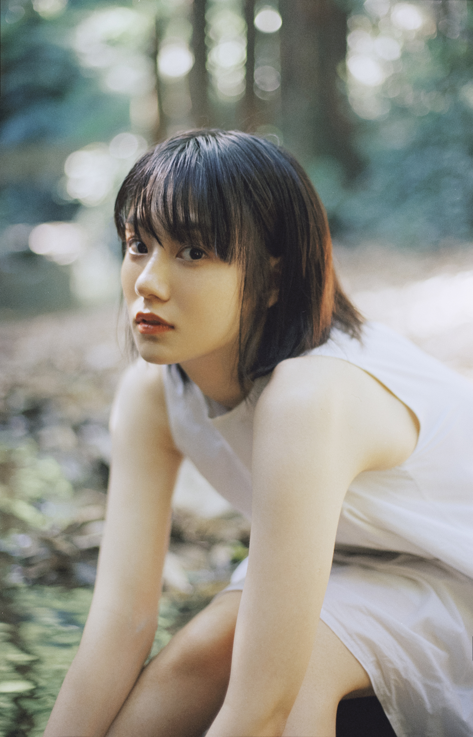 陈泇文日系写真 气质清新展现夏日青春活力__凤凰网