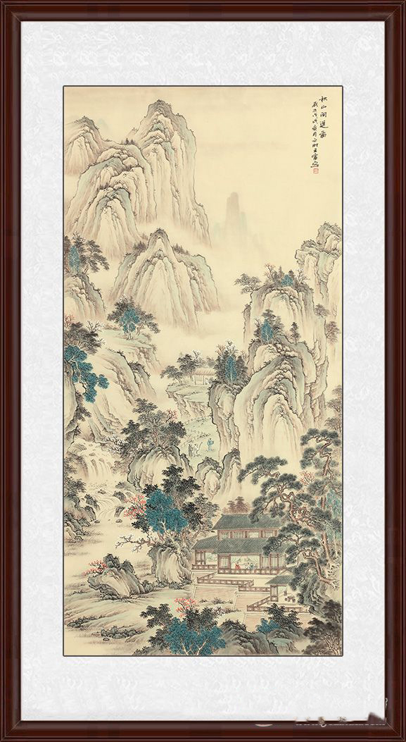 读画家王宁画作《秋山问道图》，感悟古人圣贤对山水的钟爱__凤凰网