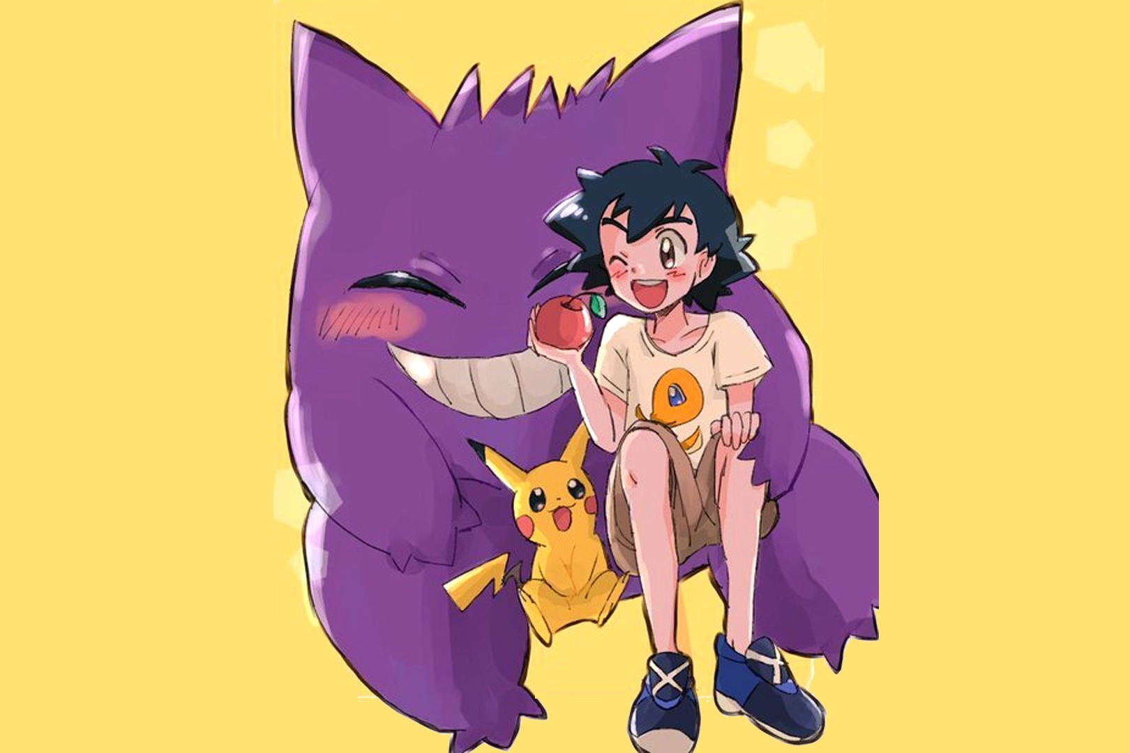 无印篇中鬼斯通和小智擦肩而过时隔多年官方终于弥补了这个遗憾