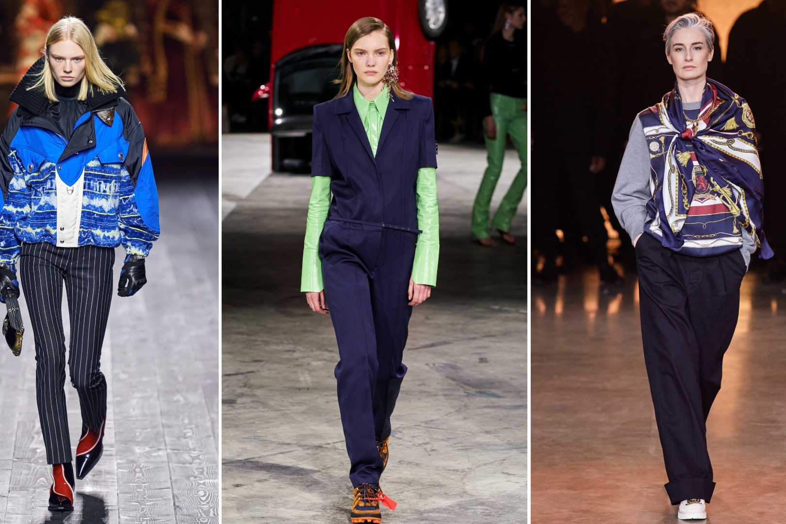 2020时装周上的休闲运动风设计作品