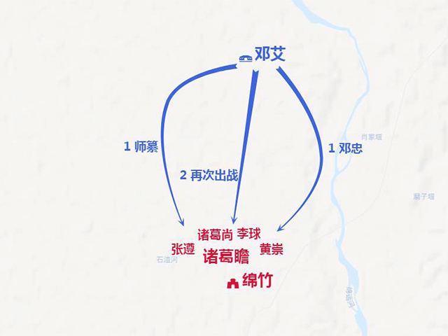 邓艾兵临城下,给诸葛瞻写了一封信,引发诸葛瞻做出错误的决定