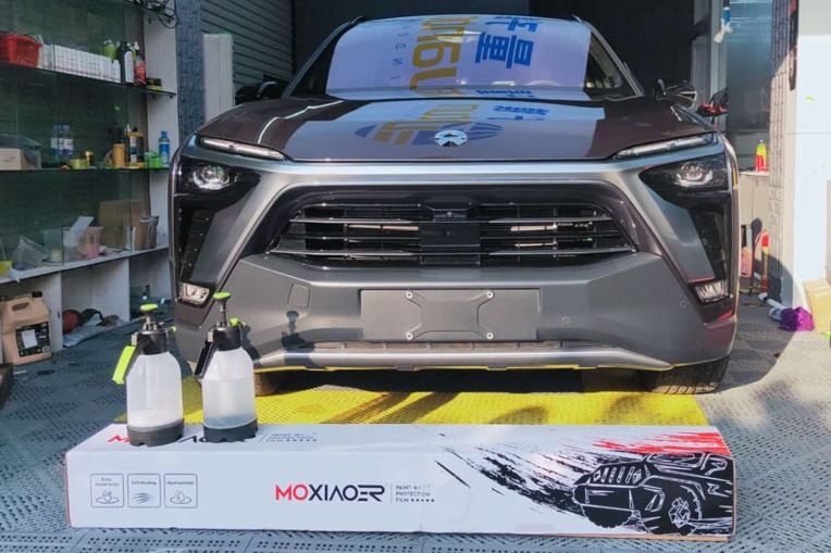 蔚来ES8装贴膜小二隐形车衣视频案例
