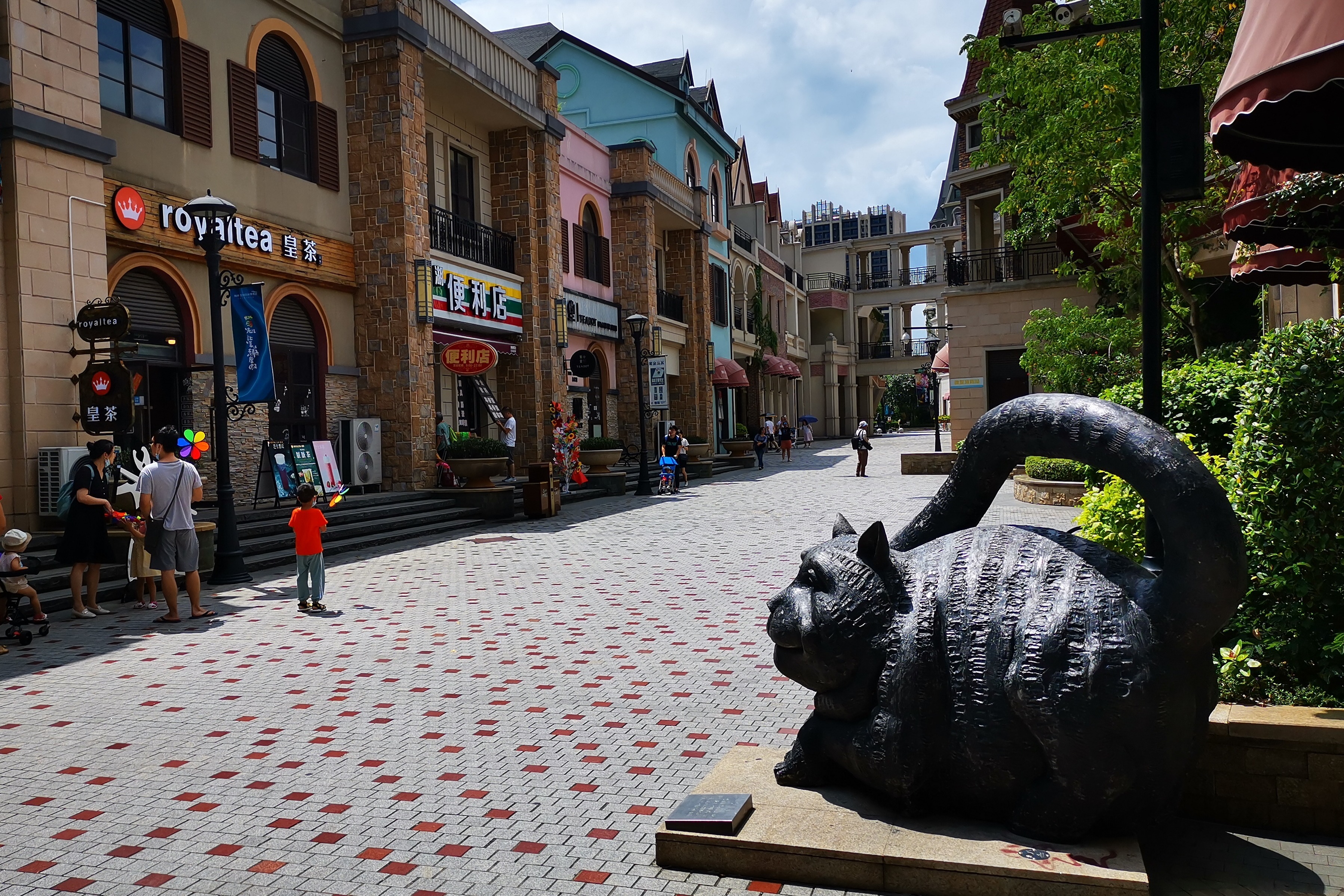 佛山安纳希小镇鹭岛湖两个黄鹂鸣翠柳一行白鹭上青天1